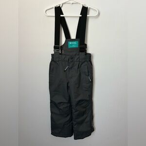 Mountain Warehouse Kids Gray Snow Pants with detachable Suspenders Size 2-3